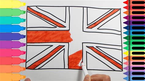 Easy drawing republic day celebrations | indian national flag drawing for kids step by step drawing of independence day. How to Draw the British Flag - Drawings for kids UK Flag ...