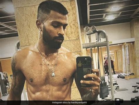 Hardik Pandya Has Work Mode On In This Post Workout Pic Cricket News