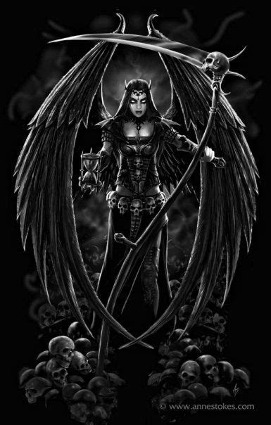 Dark Angel Female Grim Reaper Grim Reaper Art Grim Reaper Images