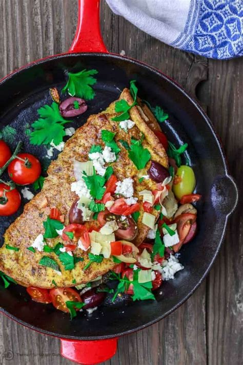 Loaded Mediterranean Omelette Recipe The Mediterranean Dish