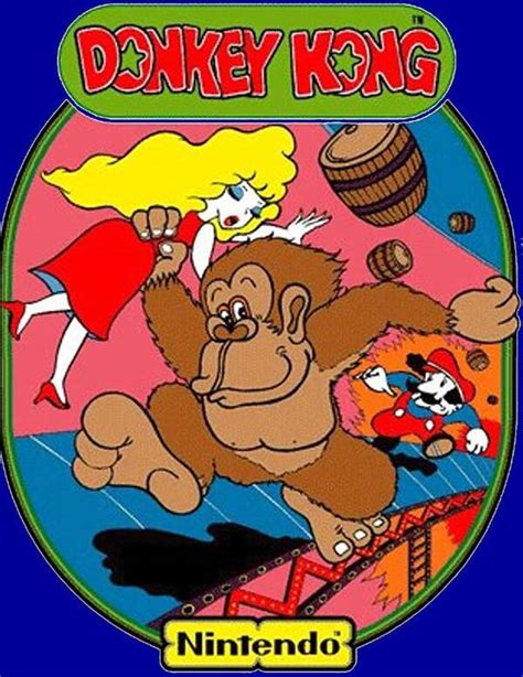 Donkey Kong Arcade Game Art Poster By Paul Van Scott
