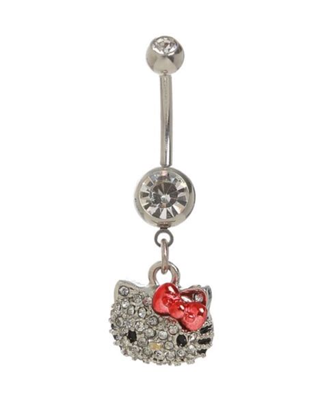 Hello Kitty Belly Button Ring Navel Jewelry Belly Button Rings