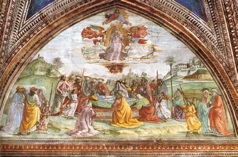 Death And Assumption Of The Virgin Domenico Ghirlandaio