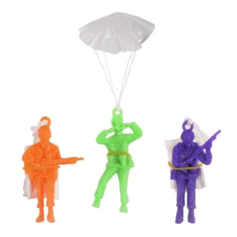 Set Of Three Parachute Toy Soldiers By British And Bespoke