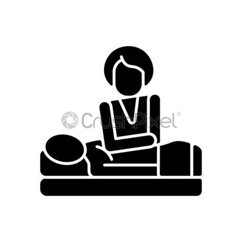 Massage Types Black Glyph Icons Set On White Space Stock Vector 4355133 Crushpixel