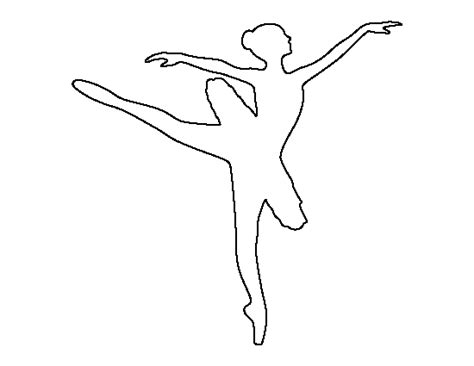 Ballet Clipart Outline Ballet Outline Transparent Free For Download On