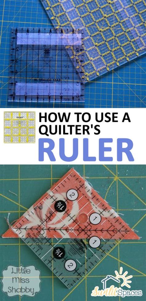 How To Use A Quilters Ruler Sunlit Spaces