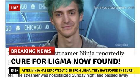 Ninja Found Dead Myth Died From Ligma Streamer Ninja Has Died Due To