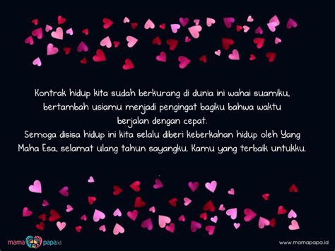 Berikut contoh ucapan happy anniversary untuk suami bertema umum yang bisa diberikan. 20 Ucapan Ulang Tahun untuk Suami, Romantis Bikin Keluarga ...