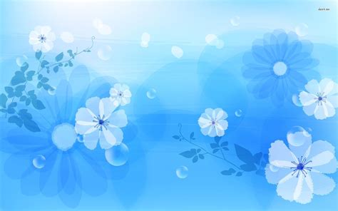 Blue Floral Wallpapers Floral Patterns Freecreatives