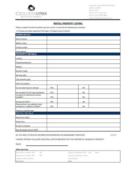 Property Viewing Form Fill Online Printable Fillable Blank Pdffiller