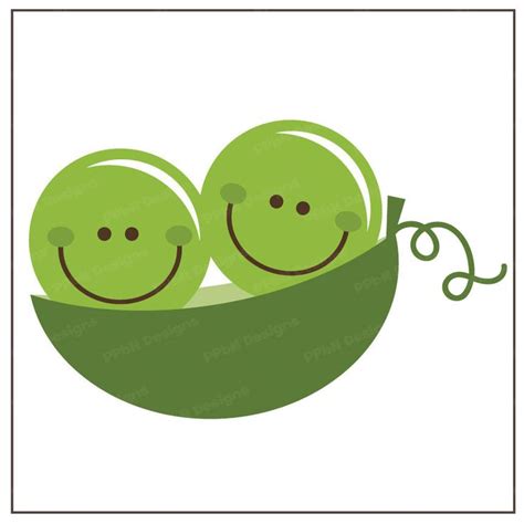 Two Peas In A Pod Clip Art Clipart Best