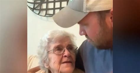 everyone gets teary eyed as grandma tells grandson how much she loves him jumblejoy