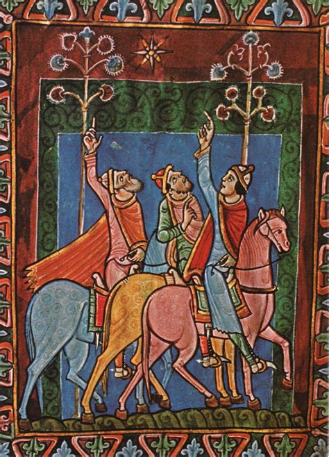 The Three Magi From The St Albans Psalter English 12th Century