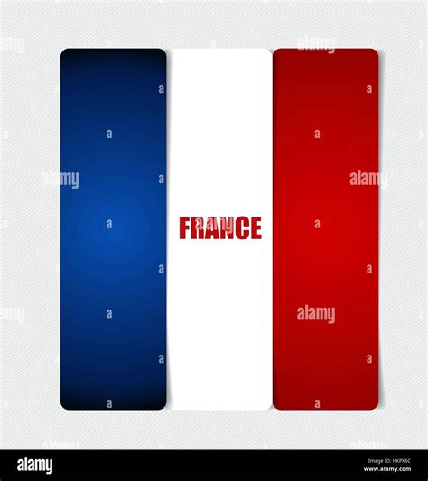 France Flags Concept Design Vector Illustration Stock Vector Image