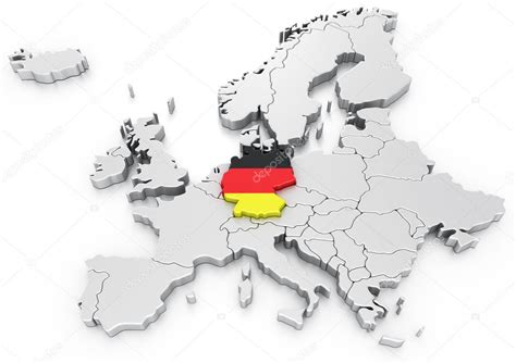 Germany On A Euro Map — Stock Photo © Zentilia 8292709