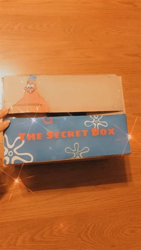 The Secret Box Spongebob Regalos Divertidos Regalos Creativos