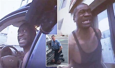 Police Bodycam Footage Shows George Floyd Arrest In Detail Daily Mail