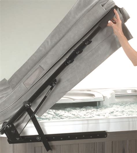 By mounting the bracket at the top of the. Hot Tub Cover: Diy Hot Tub Cover Lift