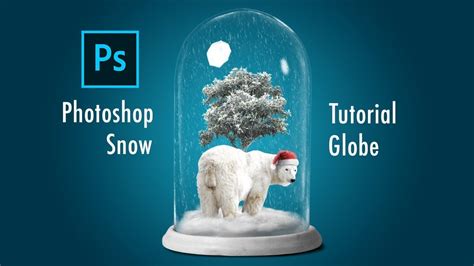 How To Make Snow Globe In Photoshop Youtube