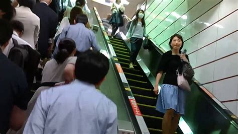Packed Tokyo Subway During Rush Hour YouTube