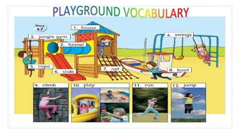 Expand Your Vocabulary Of Playground Equipment And Terms As In