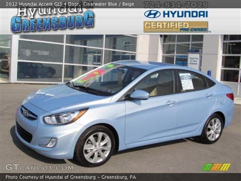 Check spelling or type a new query. Clearwater Blue - 2012 Hyundai Accent GLS 4 Door - Beige ...