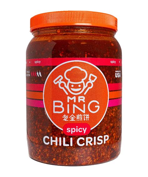 Mr Bing Chili Crisp 64 Oz Foodservice Jug Mr Bing Foods
