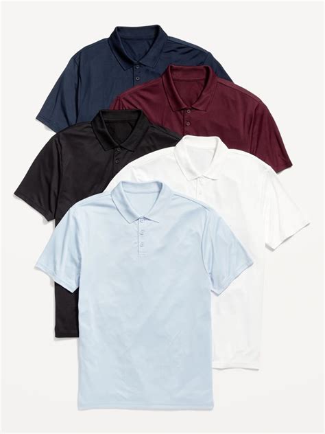 Old Navy Go Dry Cool Odor Control Core Polo Shirt 5 Pack For Men Mall
