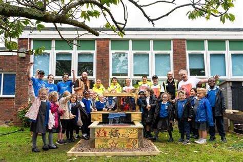 Community Effort Over Special Needs Garden At Dunvant Primary School