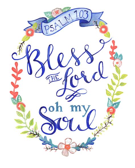 Bless The Lord Oh My Soul Print Etsy Bless The Lord Psalms
