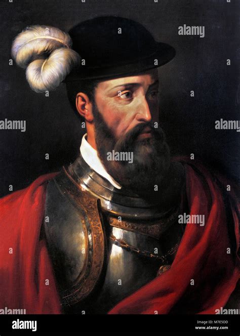 Francisco Pizarro C1471 1541 Portrait Of The Spanish Conquistador