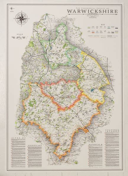 Map Of Warwickshire Thecartographicarts