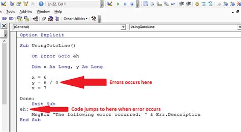 Excel Vba Error Handling In Functions