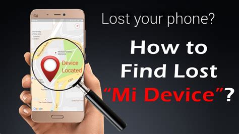 How To Find Lost Mobile Mi Device Youtube