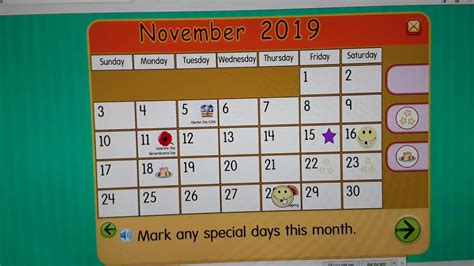 Starfall Calendar November 2021 Customize And Print