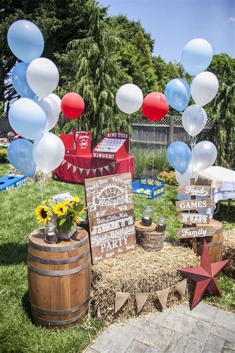 Rustic County Fair Birthday Party Karas Party Ideas County Fair