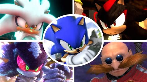 Sonic The Hedgehog 2006 All Bosses Cutscenes S Rank Youtube