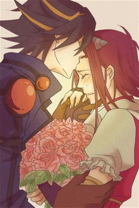 Anime Couple Yusei And Aki Romantic Anime Yu Gi Oh 5ds Anime
