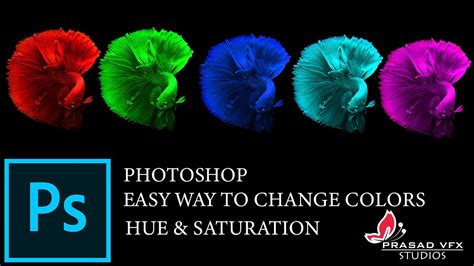 Photoshop Huesaturation Effect How To Change And Replace Color In