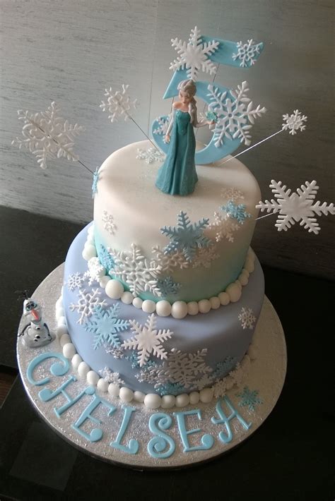 Frozen 2 Pisos Bolo Frozen Disney Frozen Cake Disney Frozen Birthday