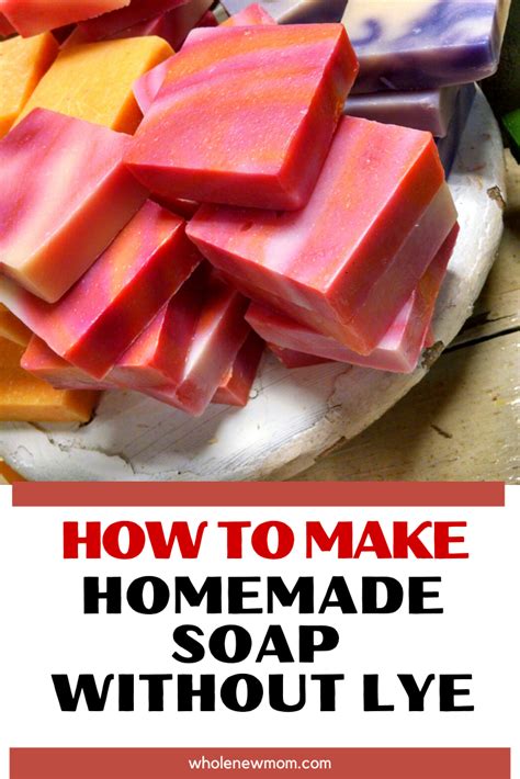 How to Make Soap Without Lye (you'll see what I mean!) | Whole New Mom