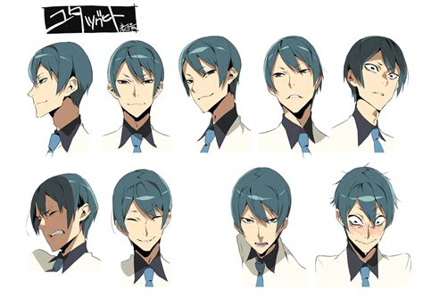 Anime Reference Sheets Character Settei — Kurokite Kiznaiver Character Head Profile