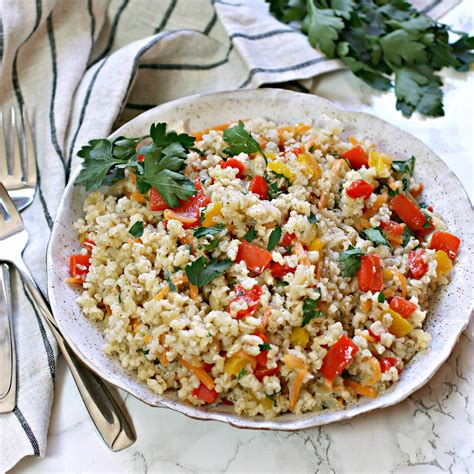 Hungry Couple Brown Rice Vegetable Pilaf