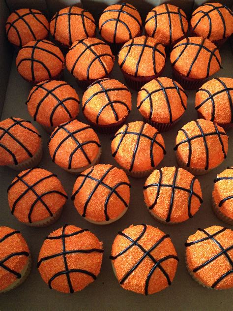 Pin By Valerie Lewis Buher On Max Turns Two Basketball Cupcakes