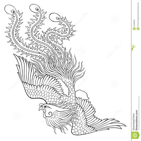 Phoenix coloring pages to download and print for free