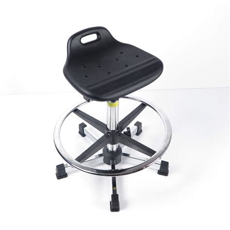 Industrial Ergonomic Lab Stool Chair Anti Static Pu Foaming For Factory