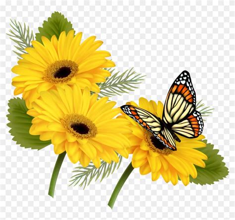 Butterfly On Flower Clipart 10 Free Cliparts Download Images On