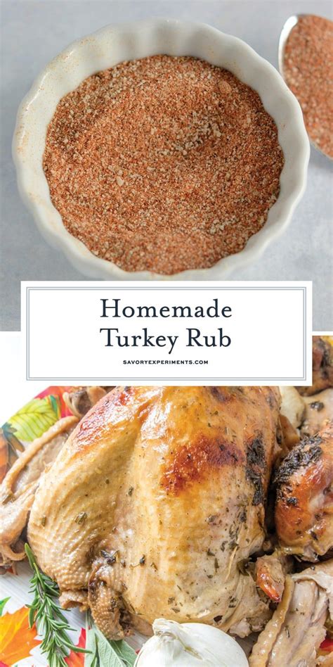 Homemade Turkey Rub Is A Blend Of Easy Spices And Herbs To Make For A Flavorful And Delicious