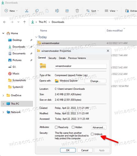 How To Unblock Files Downloaded From The Internet In Windows 11